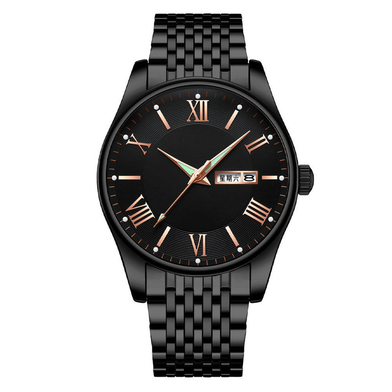 steel belt quartz watch, view 2 - MRSLM