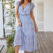 printed casual vacation dress, view 7 - MRSLM