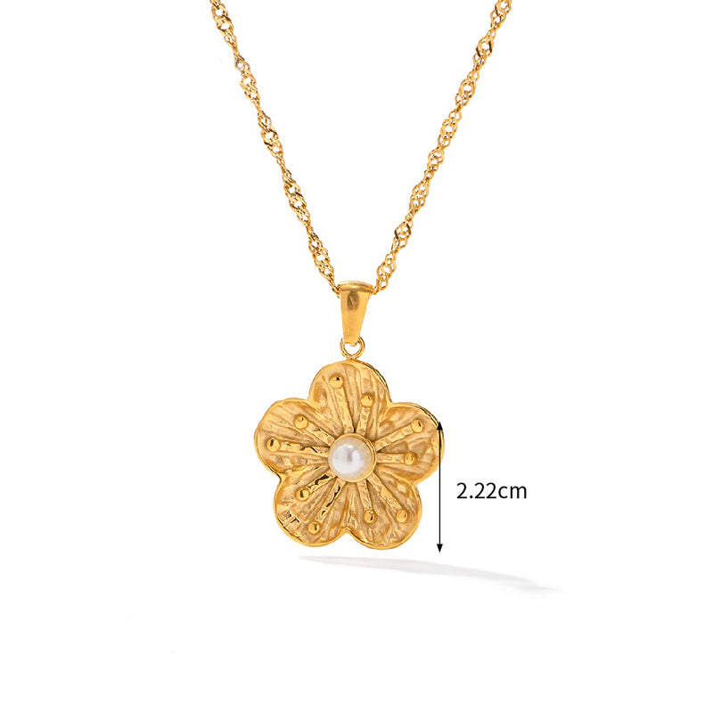 Retro flower jewelry set, view 3 - MRSLM