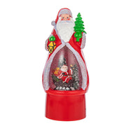 Christmas snowman Santa music box light, view 5 - MRSLM