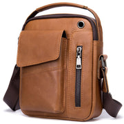 men's leather crossbody bag, view 11 - MRSLM