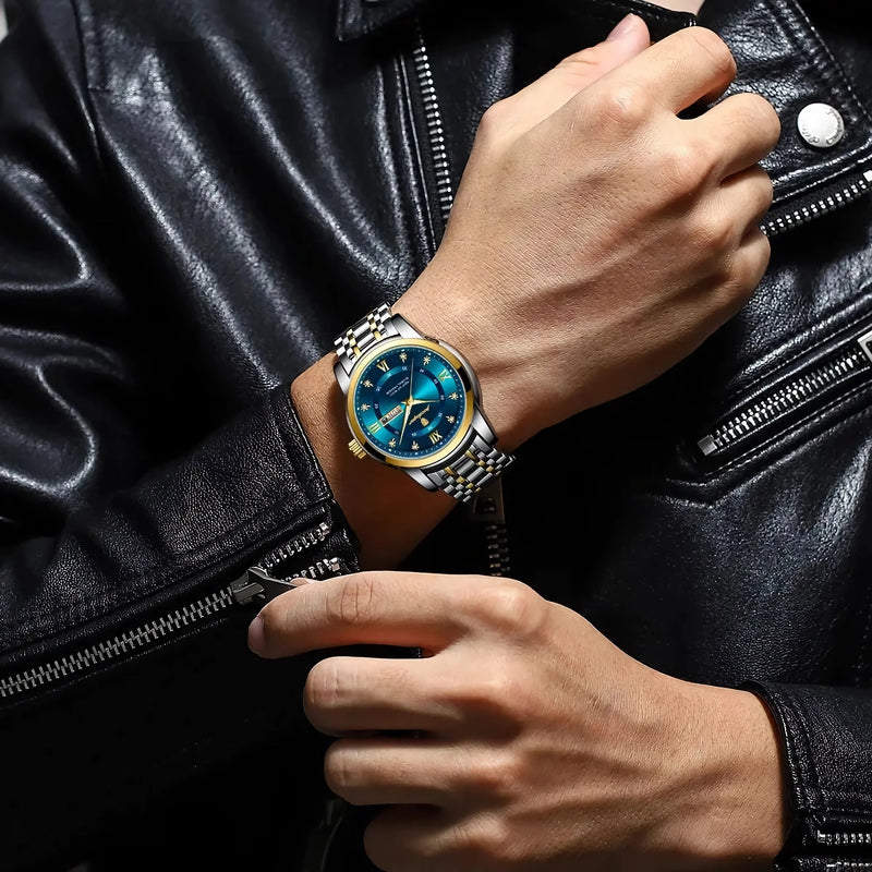 men's luminous quartz watch, view 13 - MRSLM