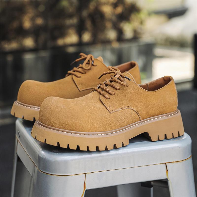 men's cow suede dress loafers - MRSLM