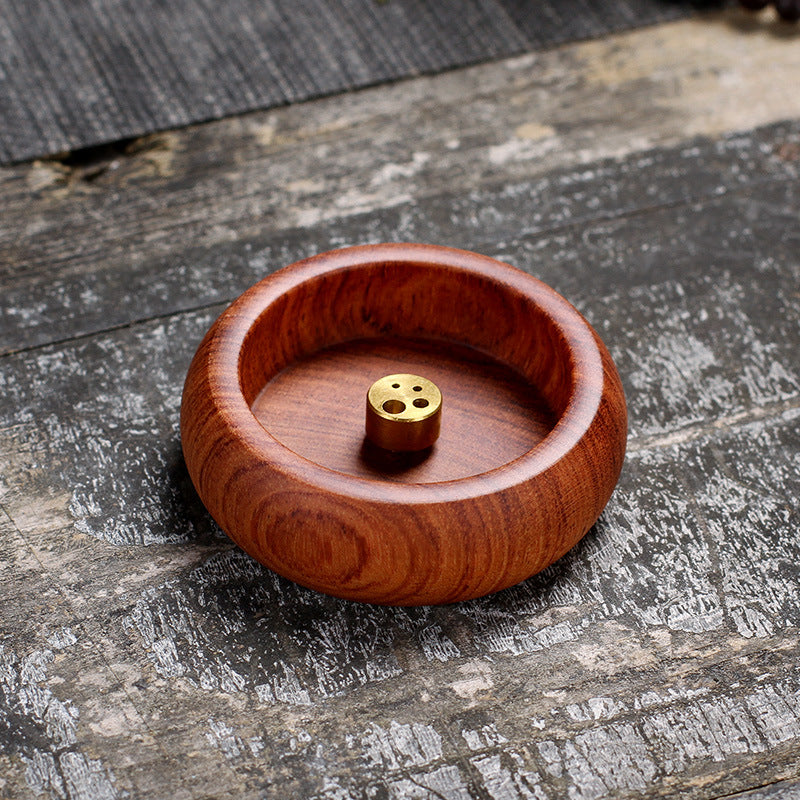 black sandalwood incense holder, view 2 - MRSLM