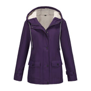 women's fleece-lined waterproof anorak jacket, view 11 - MRSLM