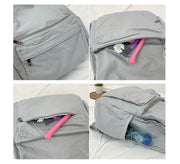 retro washed canvas backpack, view 8 - MRSLM
