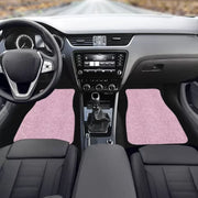pink bling print car floor mats - MRSLM