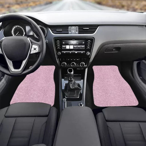 pink bling print car floor mats - MRSLM