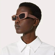 Retro cat eye rivet sunglasses, view 10 - MRSLM