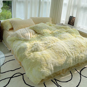 milk fiber bed skirt set, view 8 - MRSLM