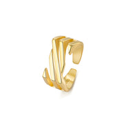 s925 sterling silver ladder ring, view 5 - MRSLM