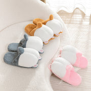 cute animal plush indoor slippers, view 9 - MRSLM