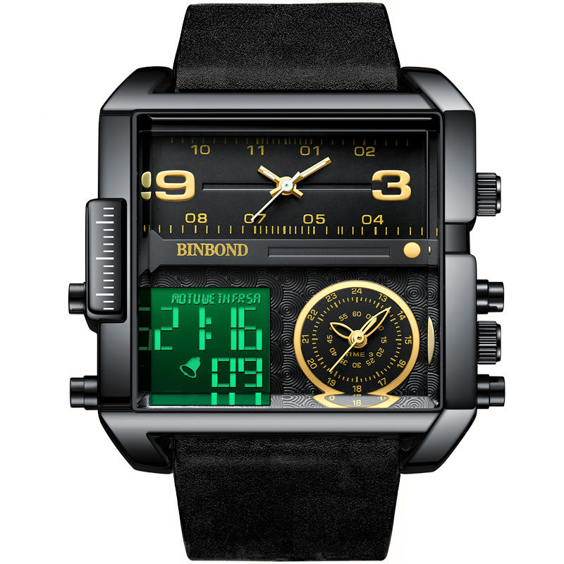 men's large dial quartz watch, view 9 - MRSLM
