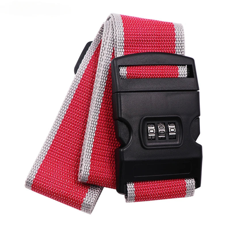travel luggage strap with password lock, view 7 - MRSLM