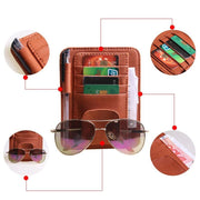 Multi-pocket car sun visor organizer, view 4 - MRSLM