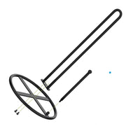 black stainless steel paper towel holder, view 8 - MRSLM