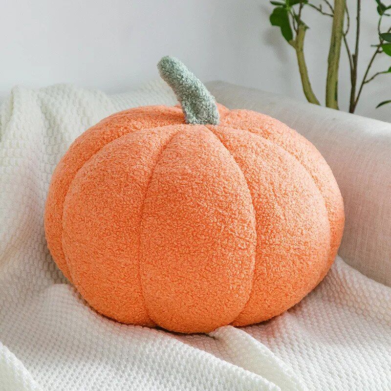 funny pumpkin plush pillow, view 4 - MRSLM