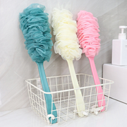 long handle soft mesh shower brush, view 4 - MRSLM