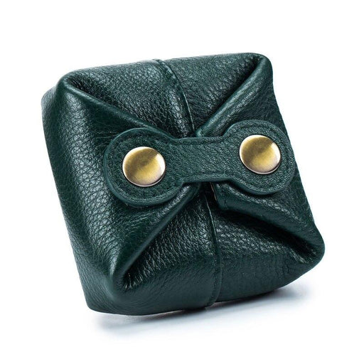 genuine leather mini wallet case - MRSLM
