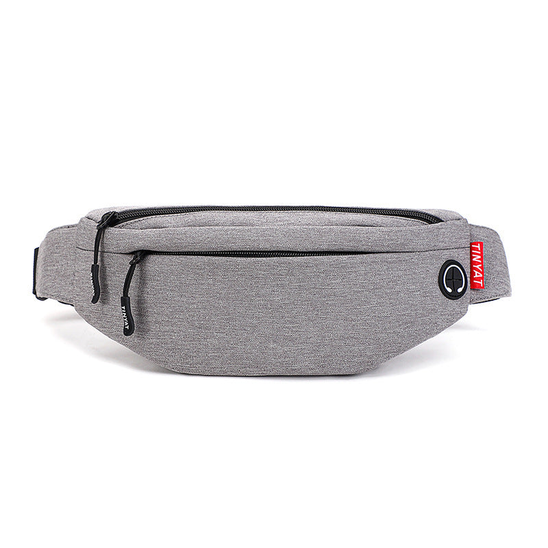 water repellent nylon chest bag, view 4 - MRSLM