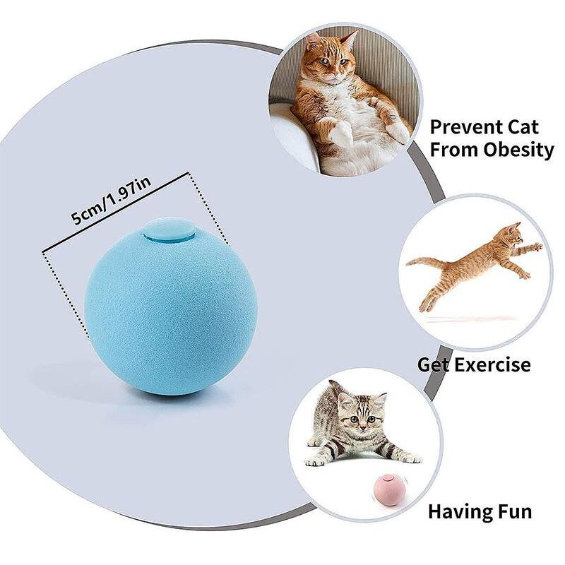 interactive squeak and sound catnip toy ball, view 17 - MRSLM