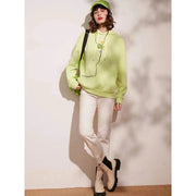3D plush flower pullover hoodie, view 3 - MRSLM