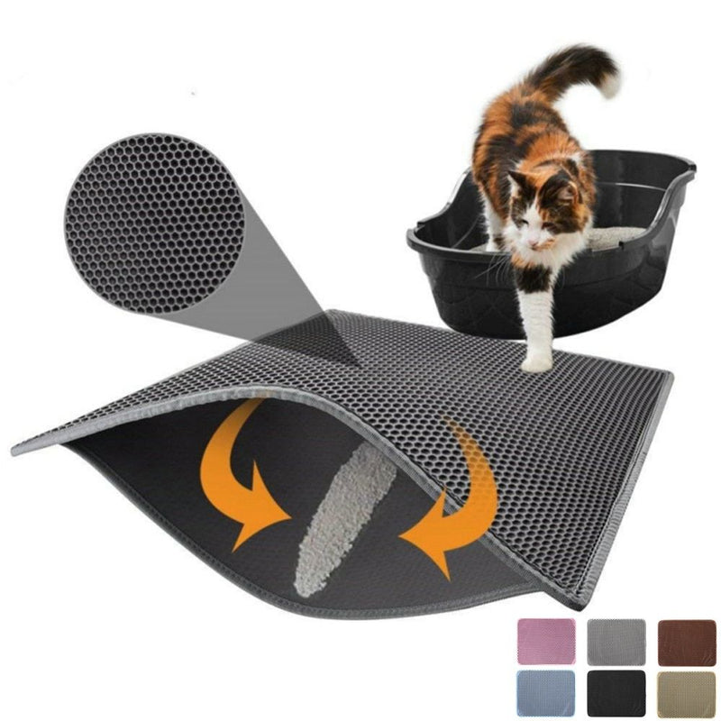 honeycomb cat litter mat, view 8 - MRSLM