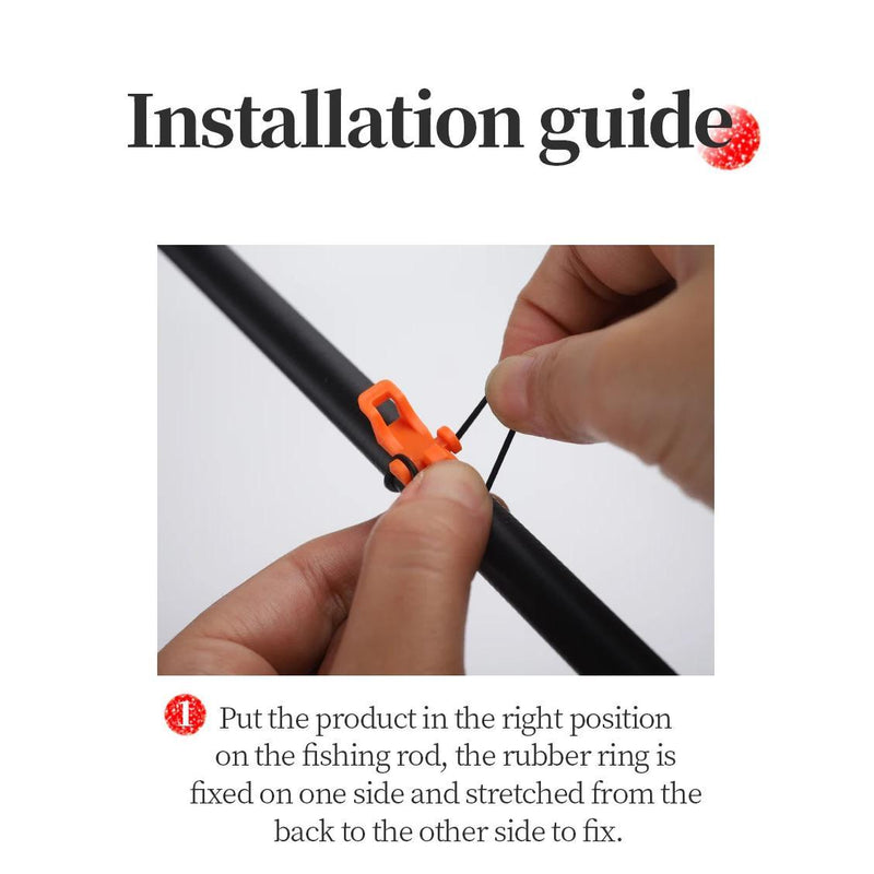fishing rod hook keeper and lure holder, view 10 - MRSLM