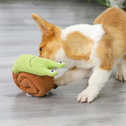 plush snail snuffle toy for dogs, view 5 - MRSLM