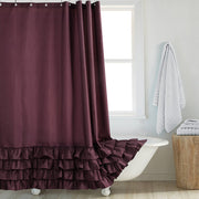 thickened polyester shower curtain, view 4 - MRSLM