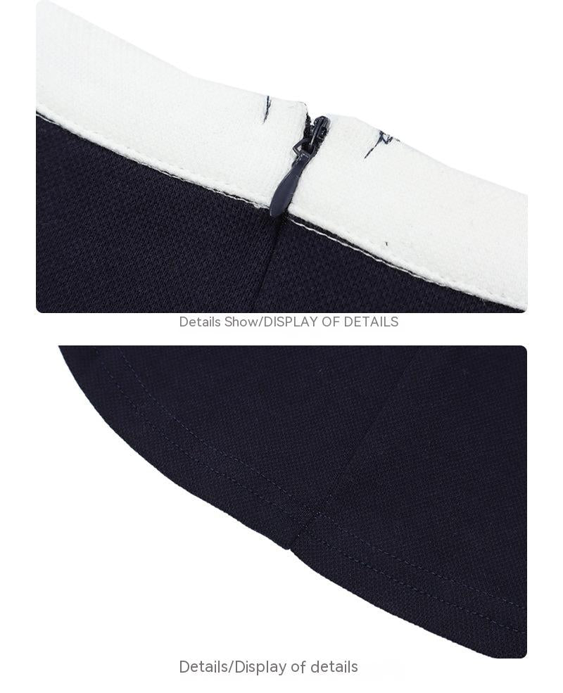 women's cropped color block long sleeve top, view 8 - MRSLM