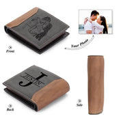 men's retro PU wallet, view 5 - MRSLM
