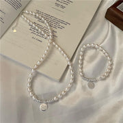 S925 silver pearl lucky necklace, view 3 - MRSLM
