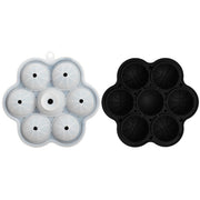 7-hole spherical silicone ice mold, view 4 - MRSLM