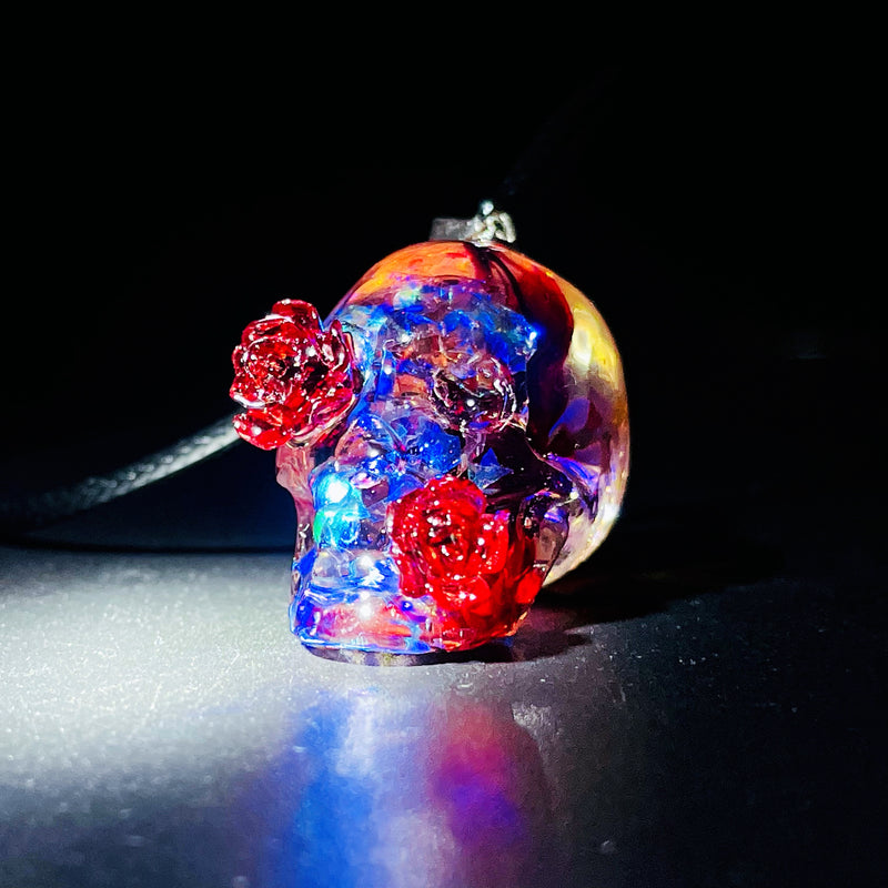 gothic skull pendant necklace - MRSLM