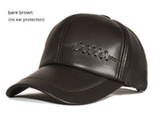 men's sheepskin leather hat, view 9 - MRSLM