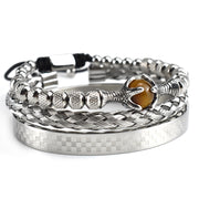 eagle claw tiger eye mesh bracelet - MRSLM
