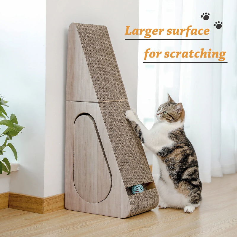 2-in-1 cat scratching post, view 5 - MRSLM