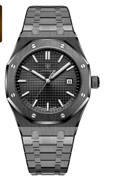men's luminous calendar quartz watch, view 8 - MRSLM