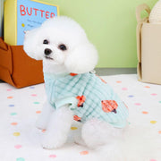 strawberry fleece vest for dogs and cats, view 4 - MRSLM