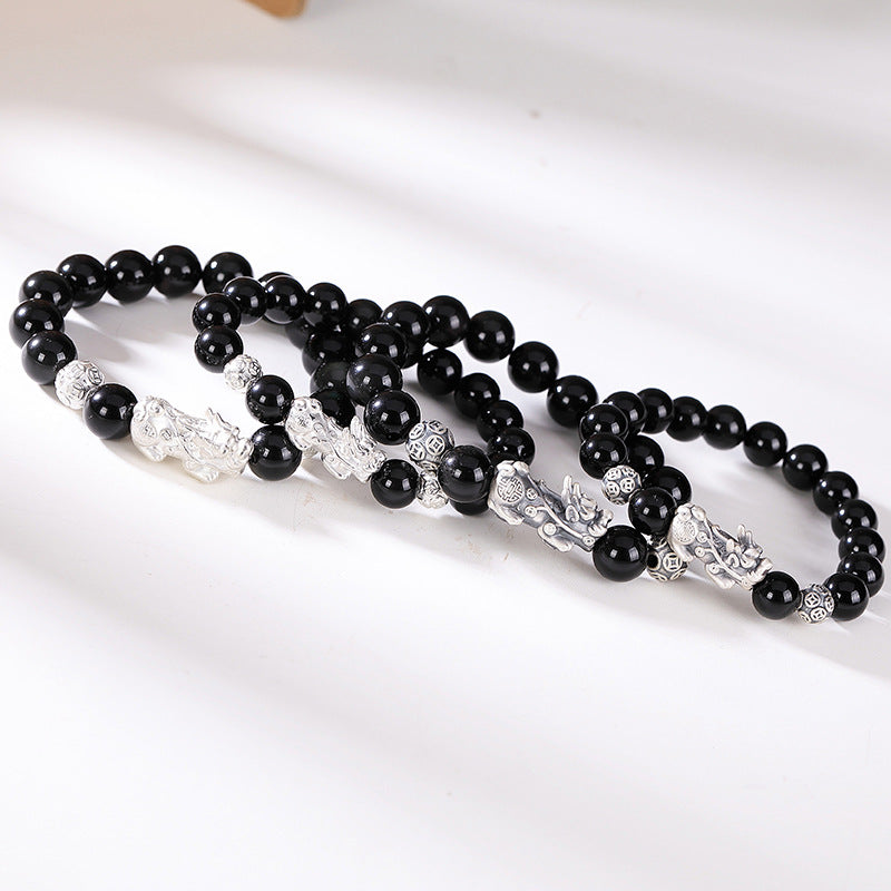 s925 silver pixiu bracelet, view 4 - MRSLM