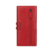 genuine leather long wallet with rfid, view 8 - MRSLM
