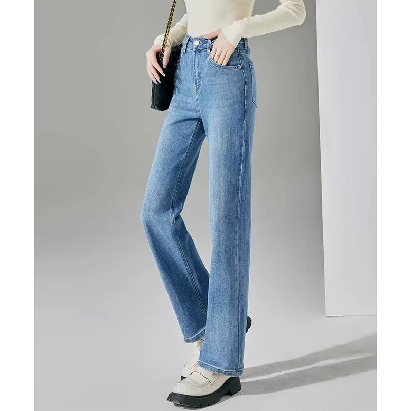 vintage straight leg jeans for women, view 7 - MRSLM