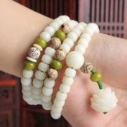 white jade bodhi bracelet - MRSLM