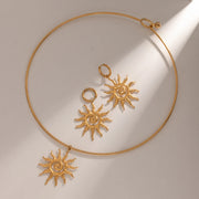 Sunflower pendant necklace - MRSLM