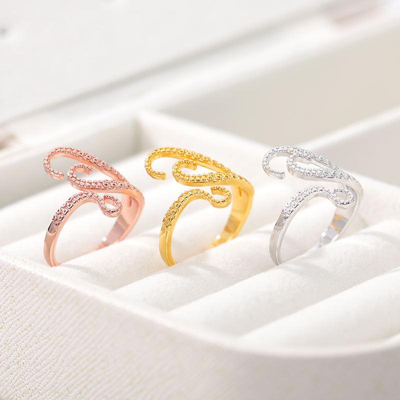 octopus tentacle wrap ring, view 5 - MRSLM
