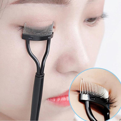 Foldable steel teeth eyelash brush - MRSLM