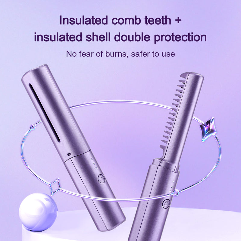 electric hot comb hair straightener, view 6 - MRSLM