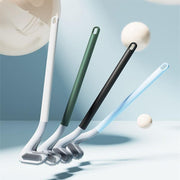 non-slip bendable silicone toilet brush, view 6 - MRSLM