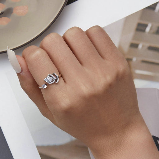 zircon peacock feather ring - MRSLM